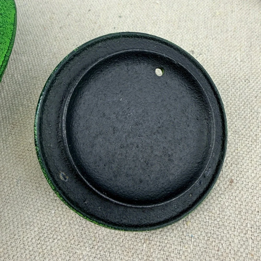 Kotobuki Green Cast Iron Teapot‎ Nanbu Tekki Japanese Tetsubin with Infuser
